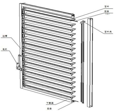 铝合金百叶窗